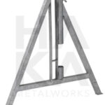 A-frame heavy model with round post holder