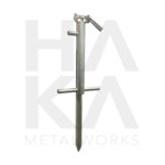 Ground pot for aluminum tube Ø48 customization