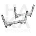 Scaffolding tube holder with double crossways
