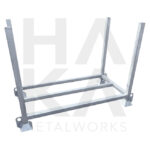 Opslagrek voor kunststof baakvoeten