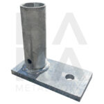 Voetplaat voor leuningdrager